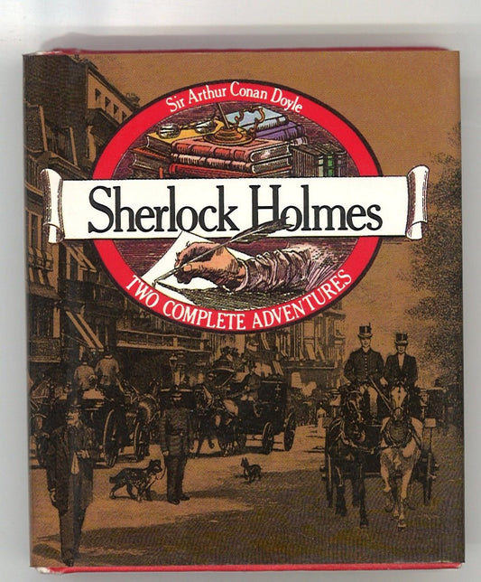 Sherlock Holmes: Two Complete Adventures  – Running Press Miniature Edition (1989) Sir Arthur Conan Doyle
