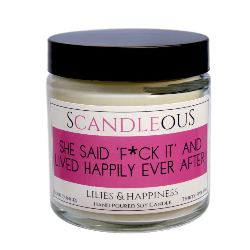 sCANDLEous All-Natural Scented Soy Candles