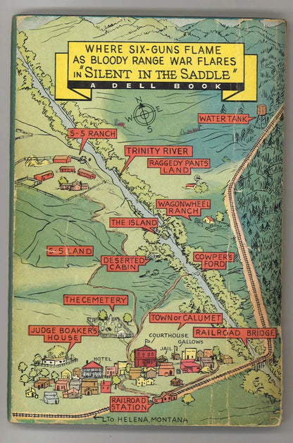 Silent in the Saddle by Norman A. Fox - Dell Book 362 (1945) - The Bookstore