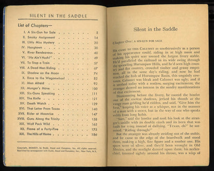 Silent in the Saddle by Norman A. Fox - Dell Book 362 (1945) - The Bookstore