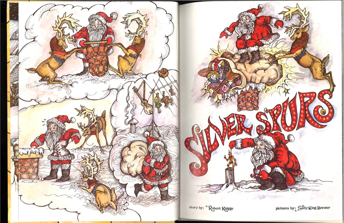 Silver Spurs: Santa's Smallest, Brightest Elf - Record Story Book (No Record)