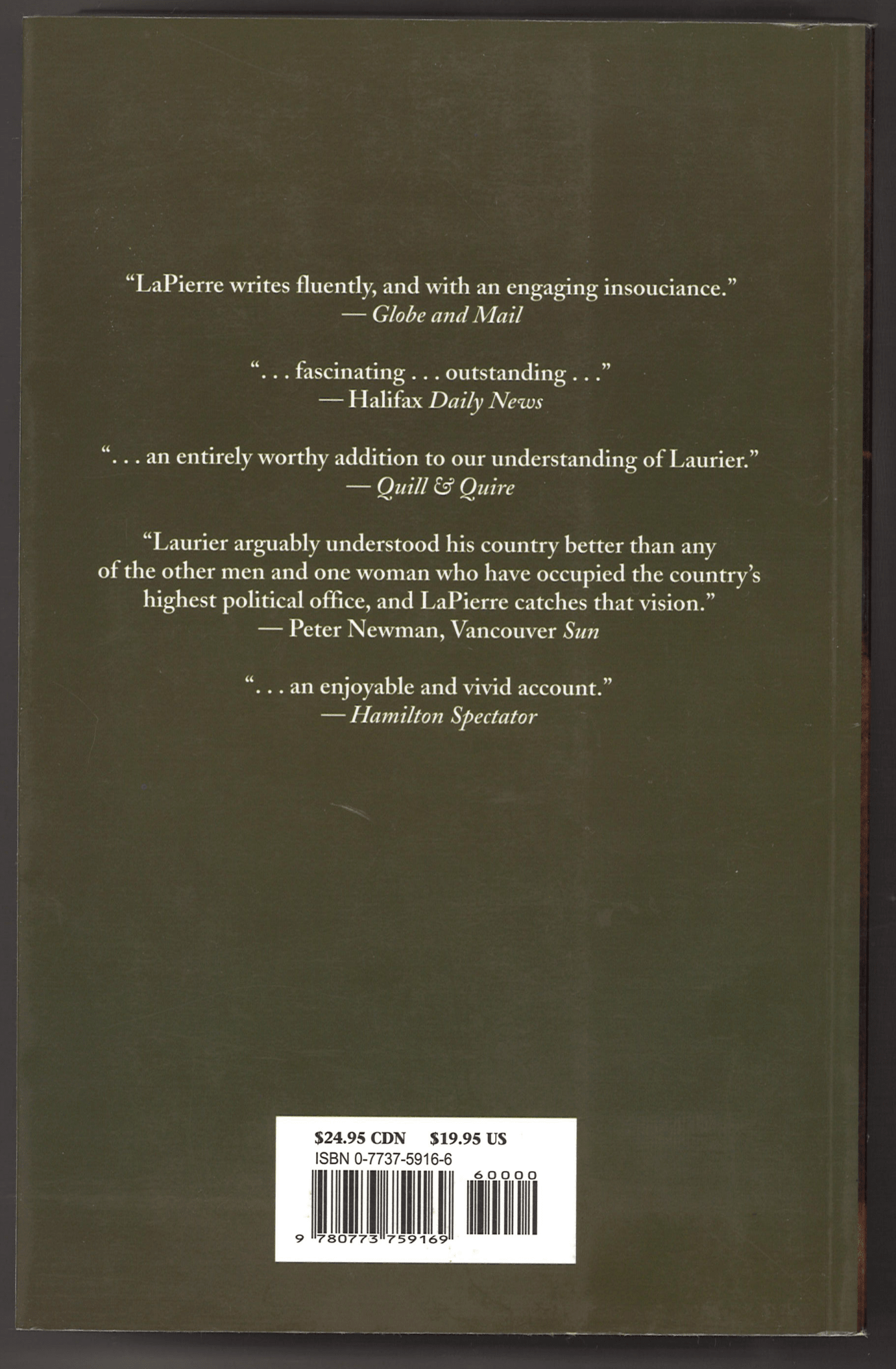 Sir Wilfred Laurier and the Romance of Canada - The Bookstore