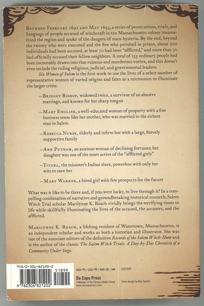 Six Women of Salem: The Untold Story of the Accused and Their Accusers in the Salem Witch Trials - The Bookstore