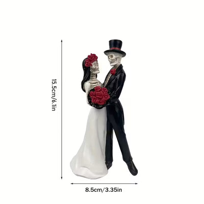 Skeleton Couple Figurine