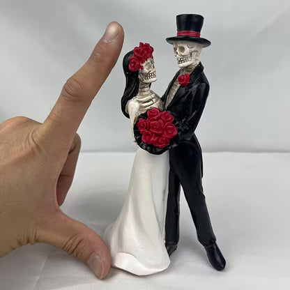 Skeleton Couple Figurine