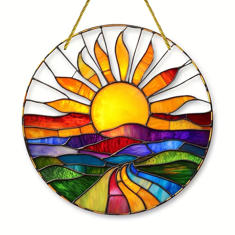 Small Sunrise At Sea Suncatcher Jinchengfacai shop