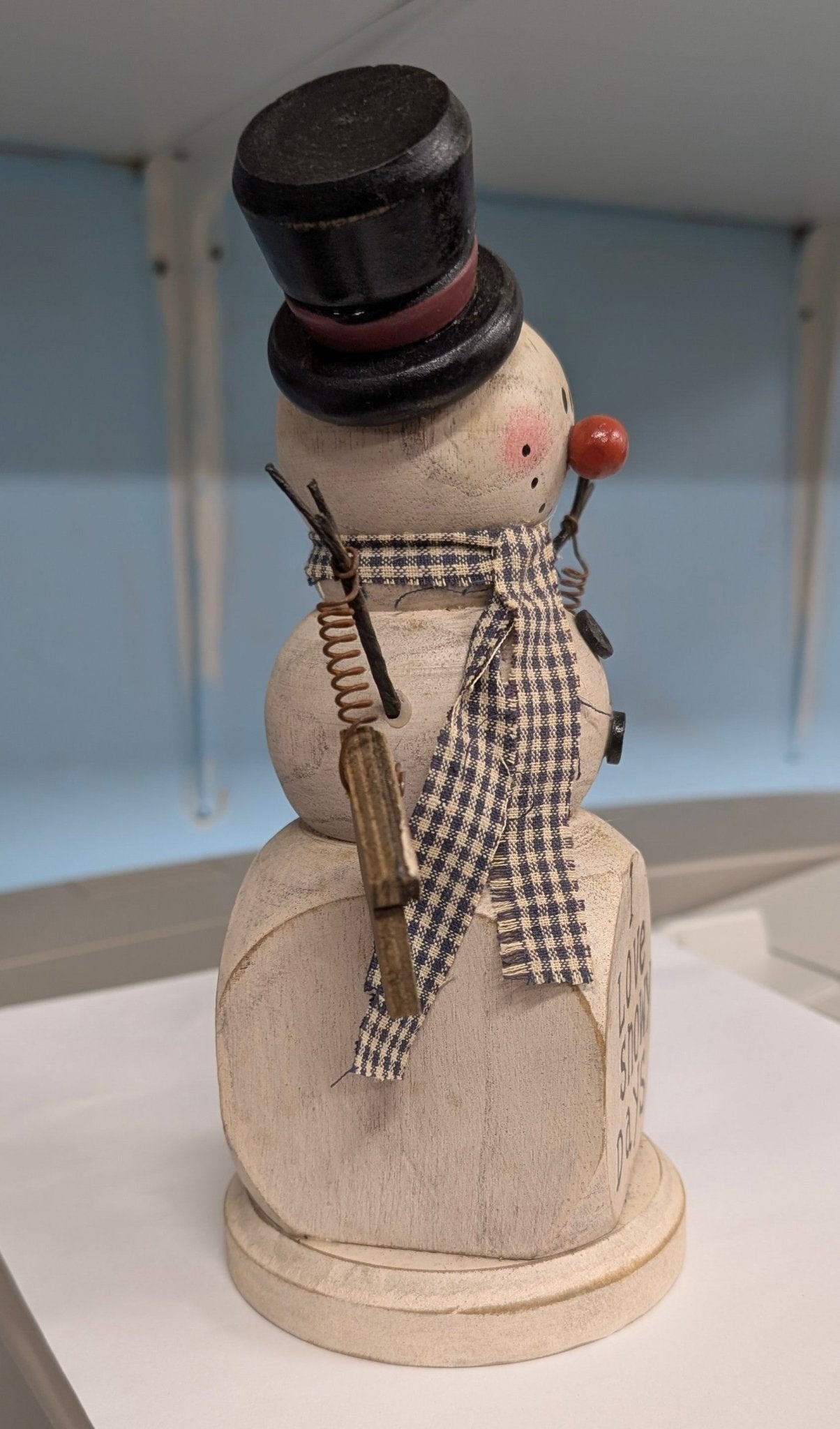 Snow Day Wooden Snowman - The Bookstore