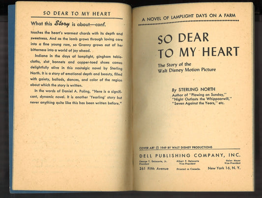 So Dear To My Heart