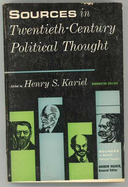 Sources in Twentieth - Century Political Thought - The Bookstore