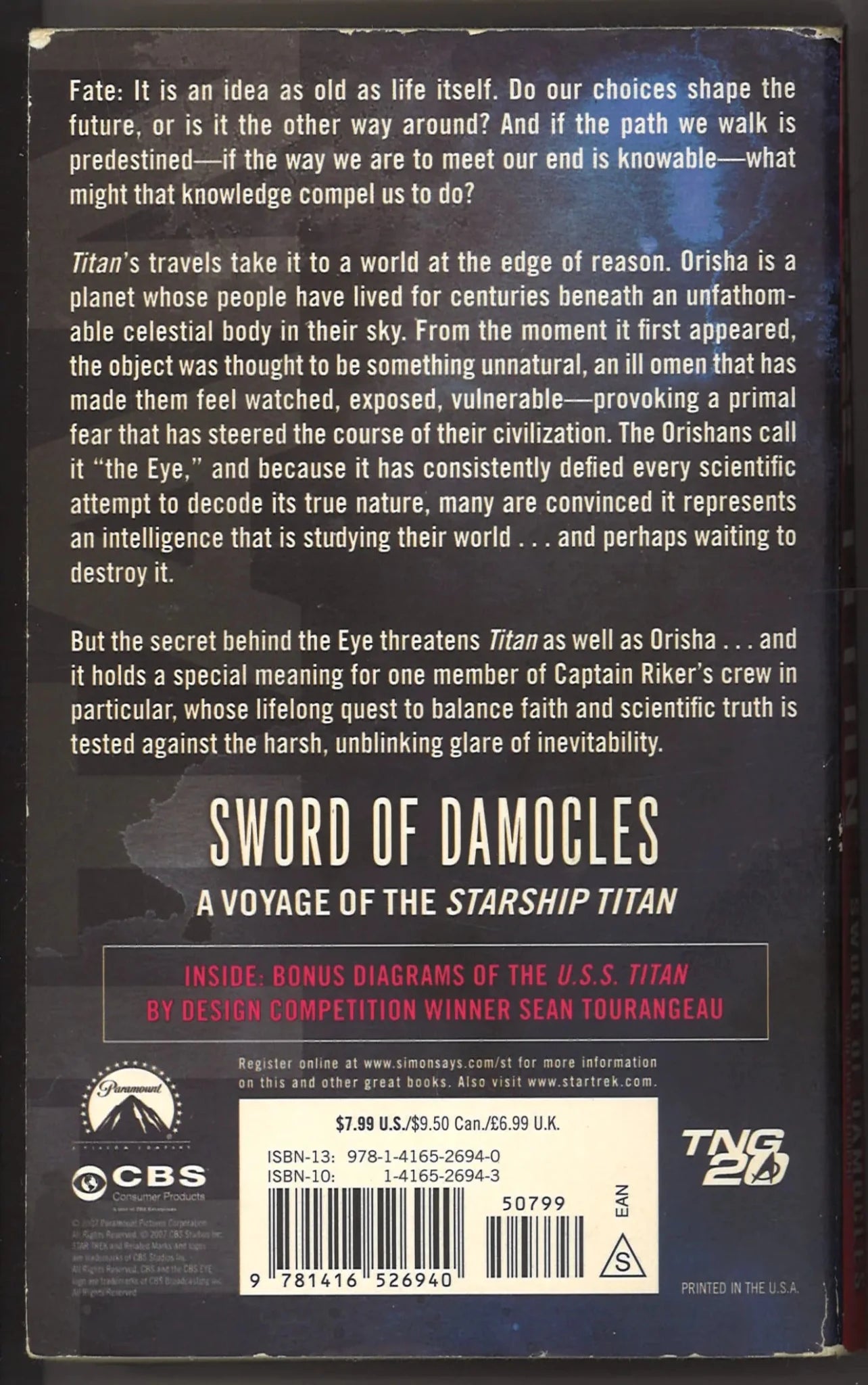 Star Trek: Titan 4 – Sword of Damocles - The Bookstore