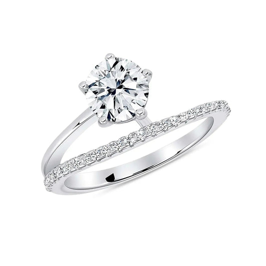 Sterling Silver Endless Round CZ Ring - Size 9 - The Bookstore