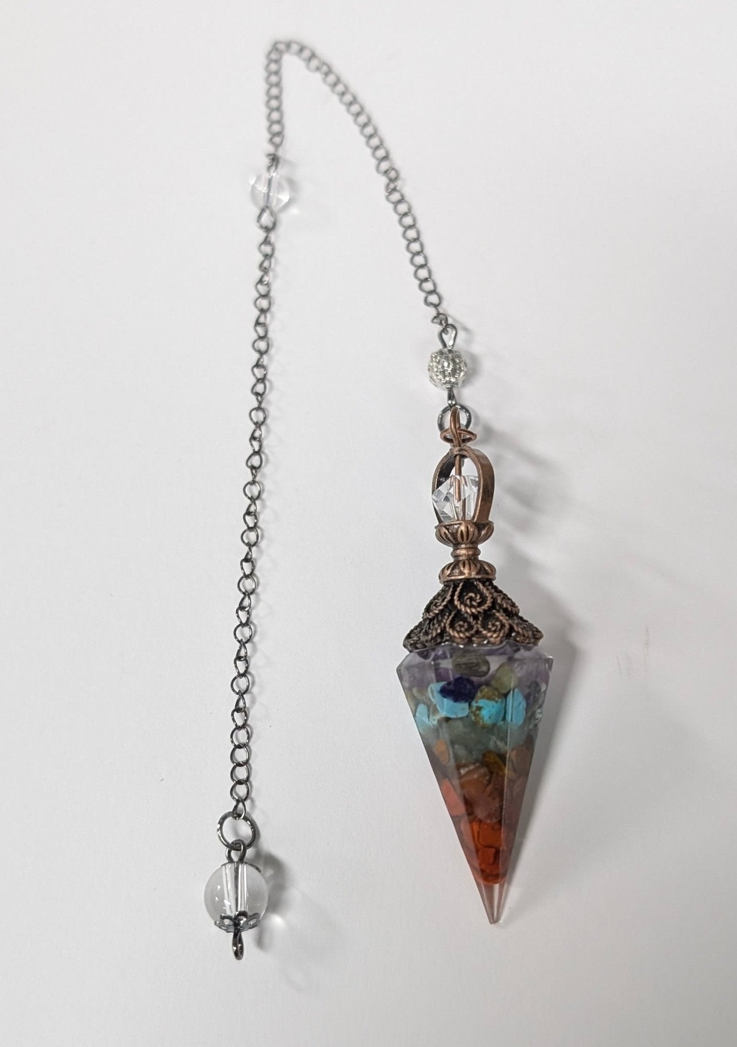 Stone Bead Orgonite Pendulums - The Bookstore