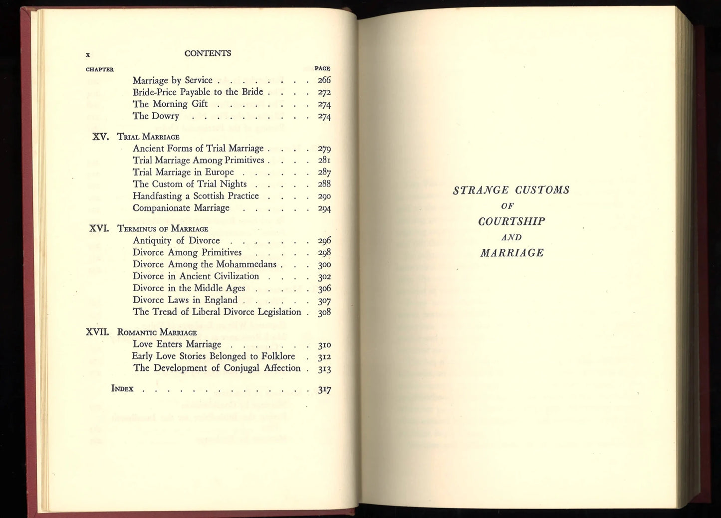 Strange Customs of Courtship and Marriage - The Bookstore