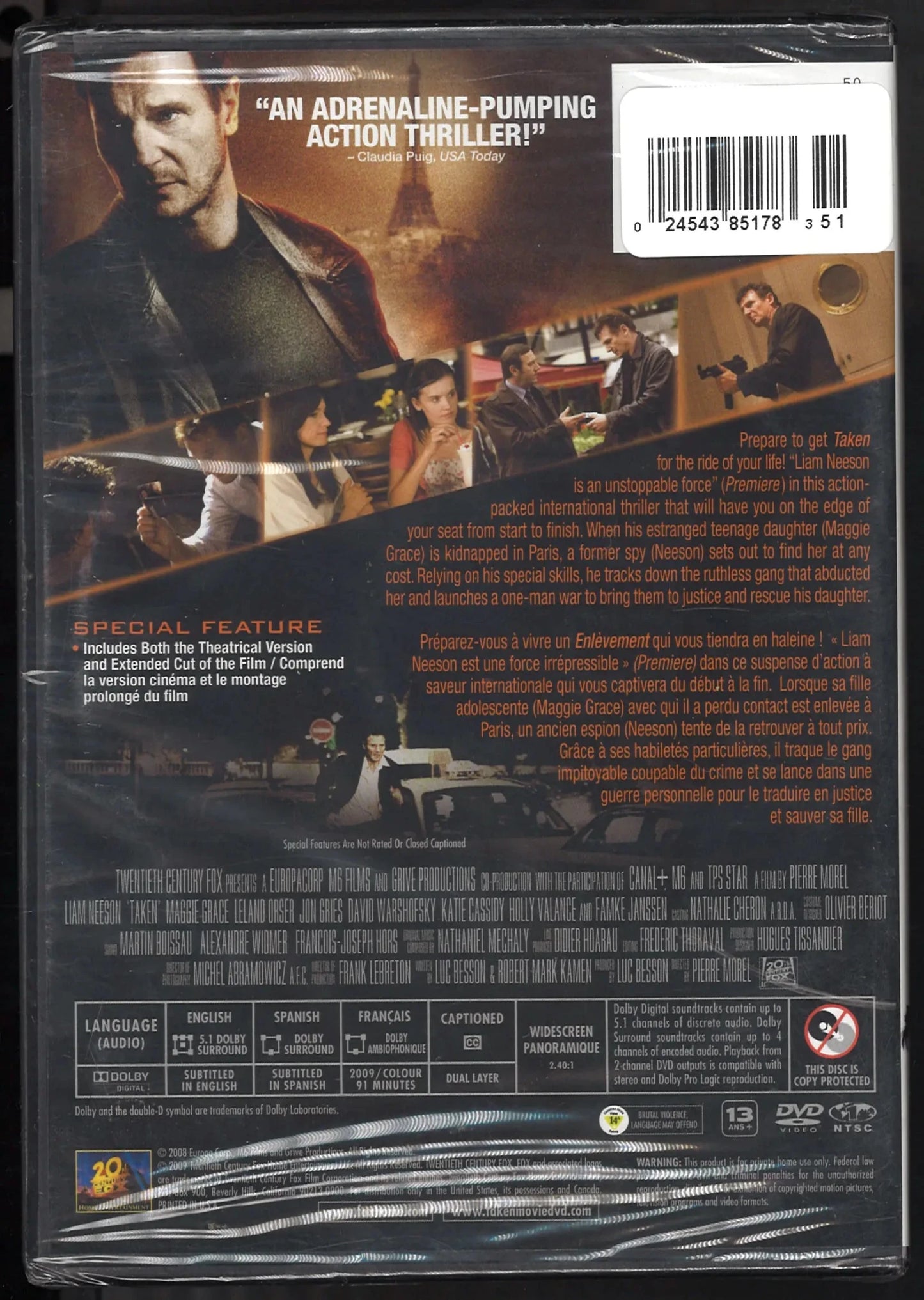 Taken: Extended Cut DVD - The Bookstore
