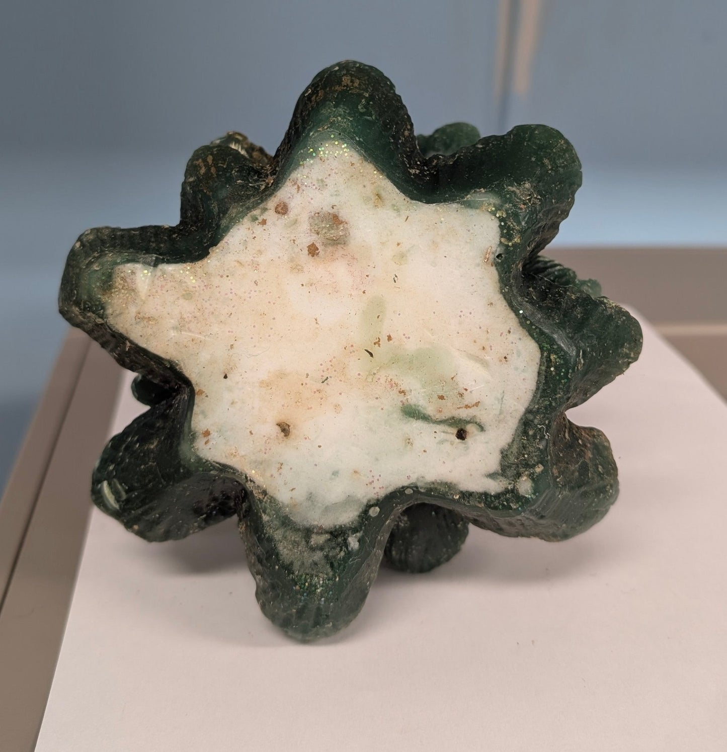 Tall Green Christmas Tree Candle - The Bookstore