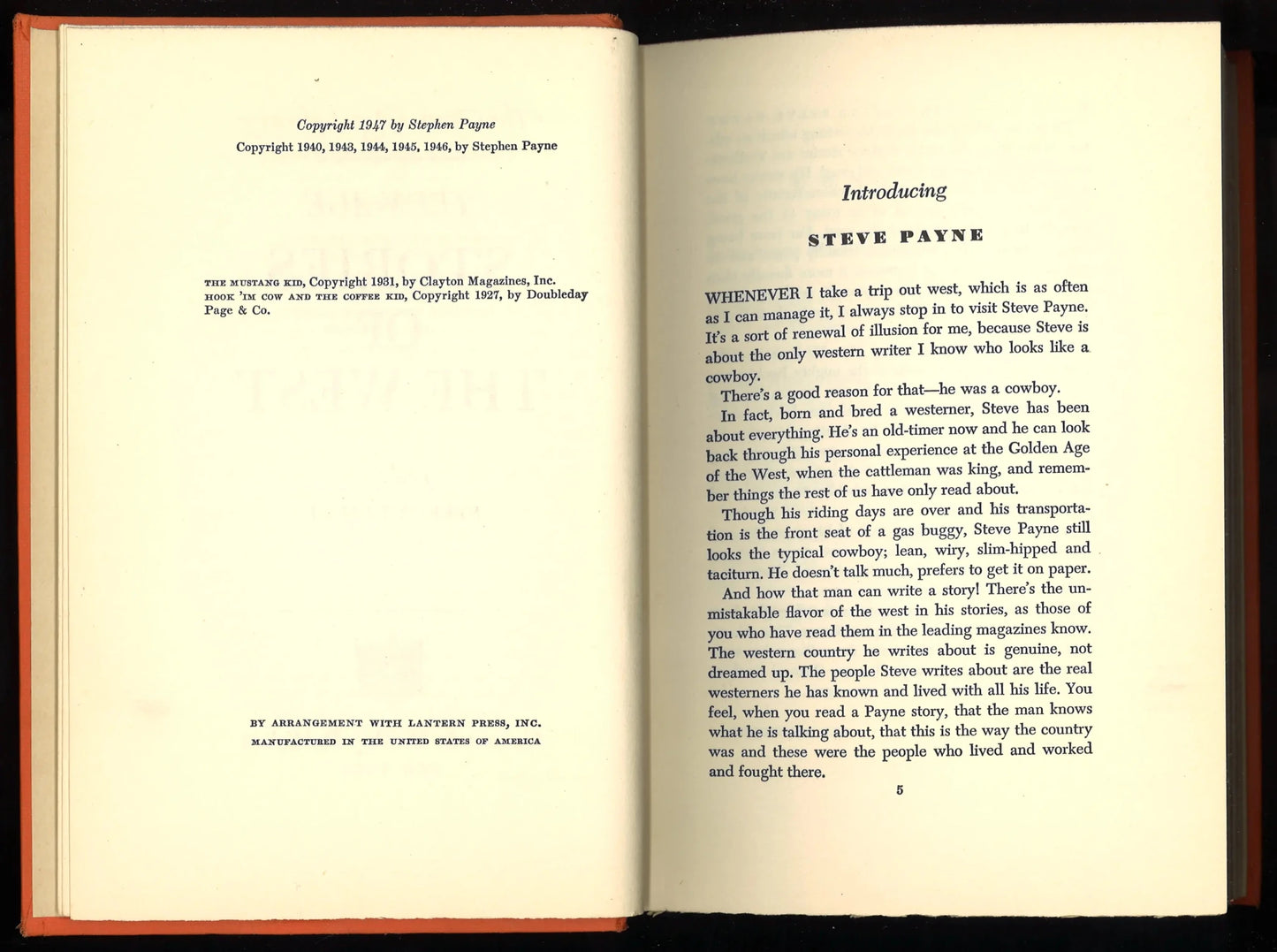 Teen-Age Stories of the West (1947) First Edition - The Bookstore
