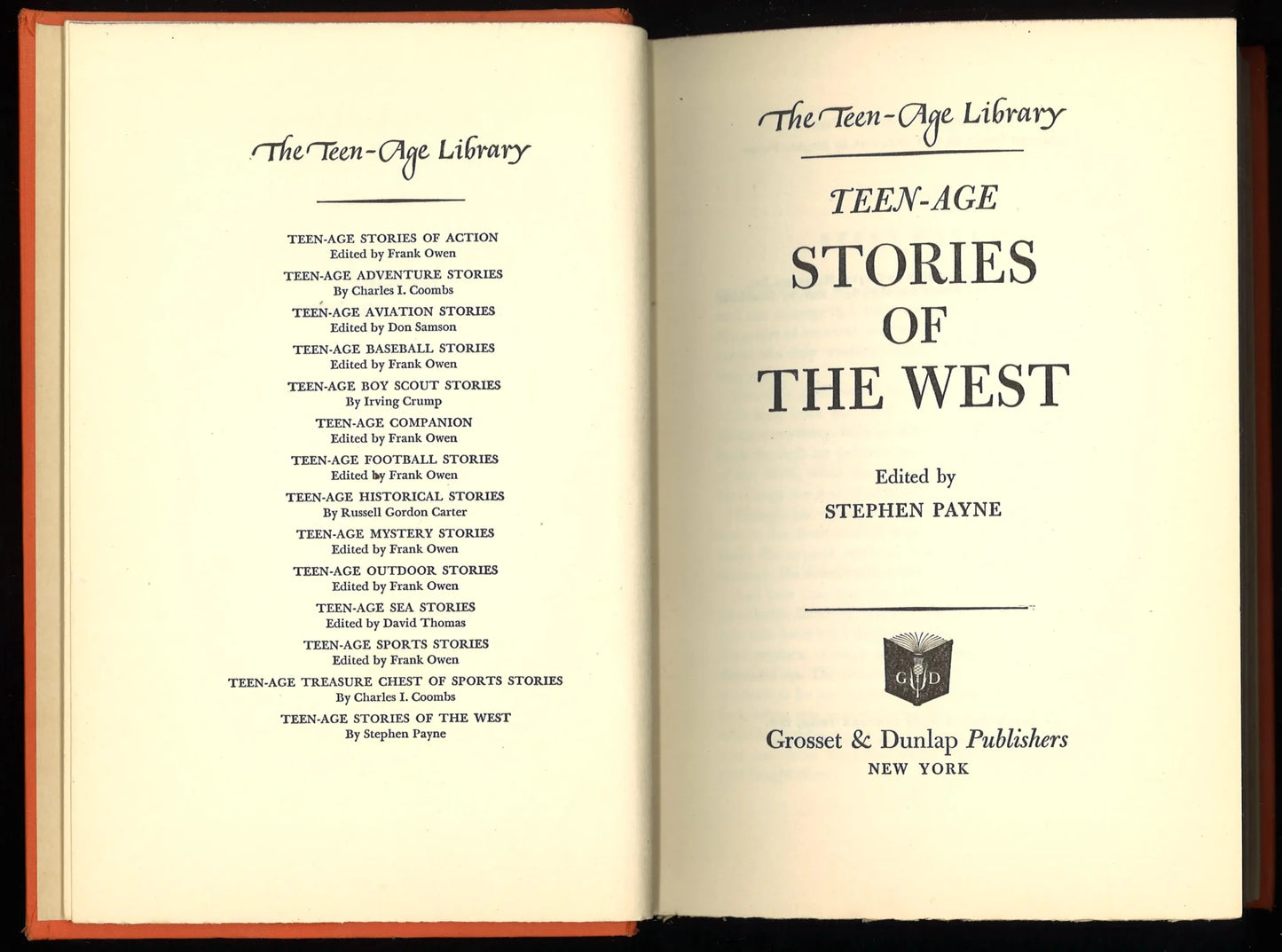 Teen-Age Stories of the West (1947) First Edition - The Bookstore