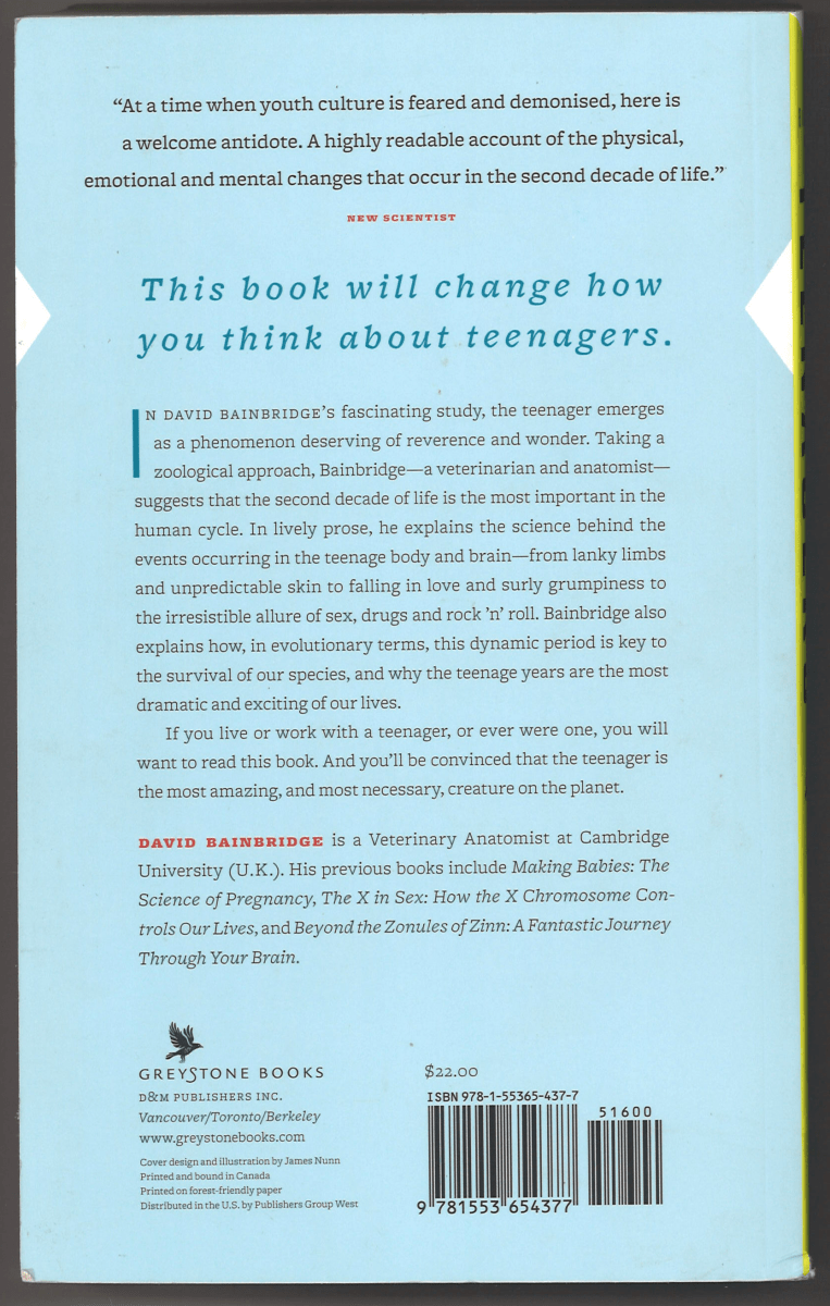 Teenagers: A Natural History - The Bookstore