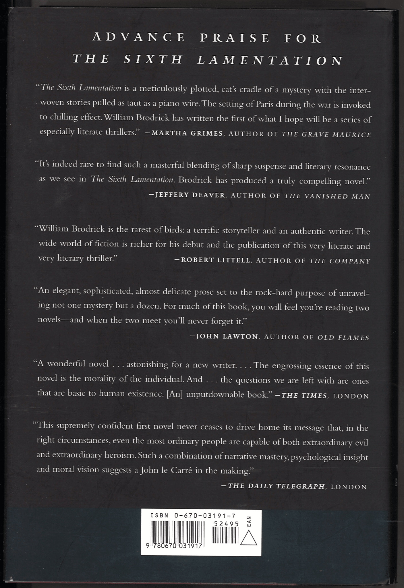 The 6th Lamentation - The Bookstore