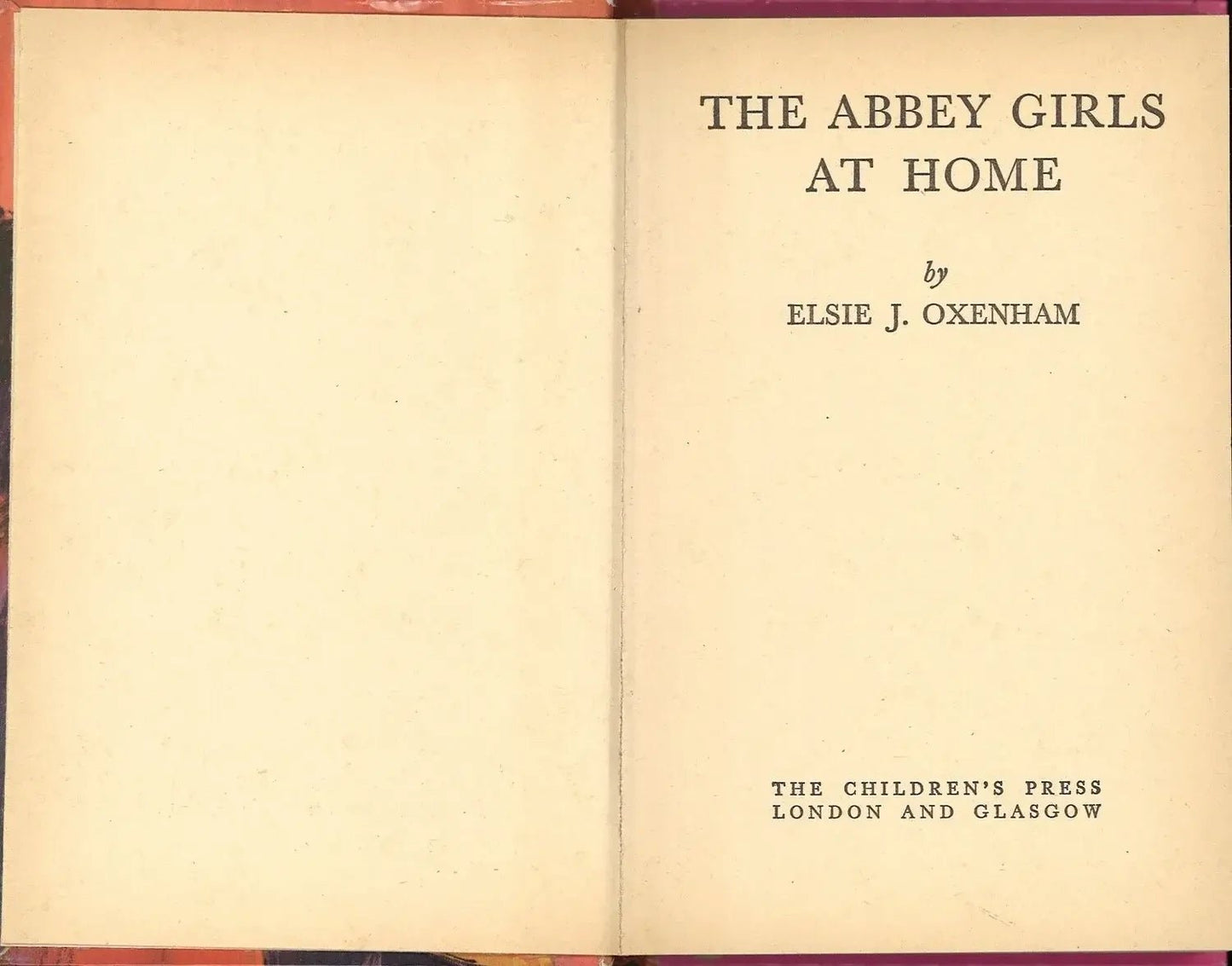 The Abbey Girls At Home, Elsie J. Oxenham - The Bookstore