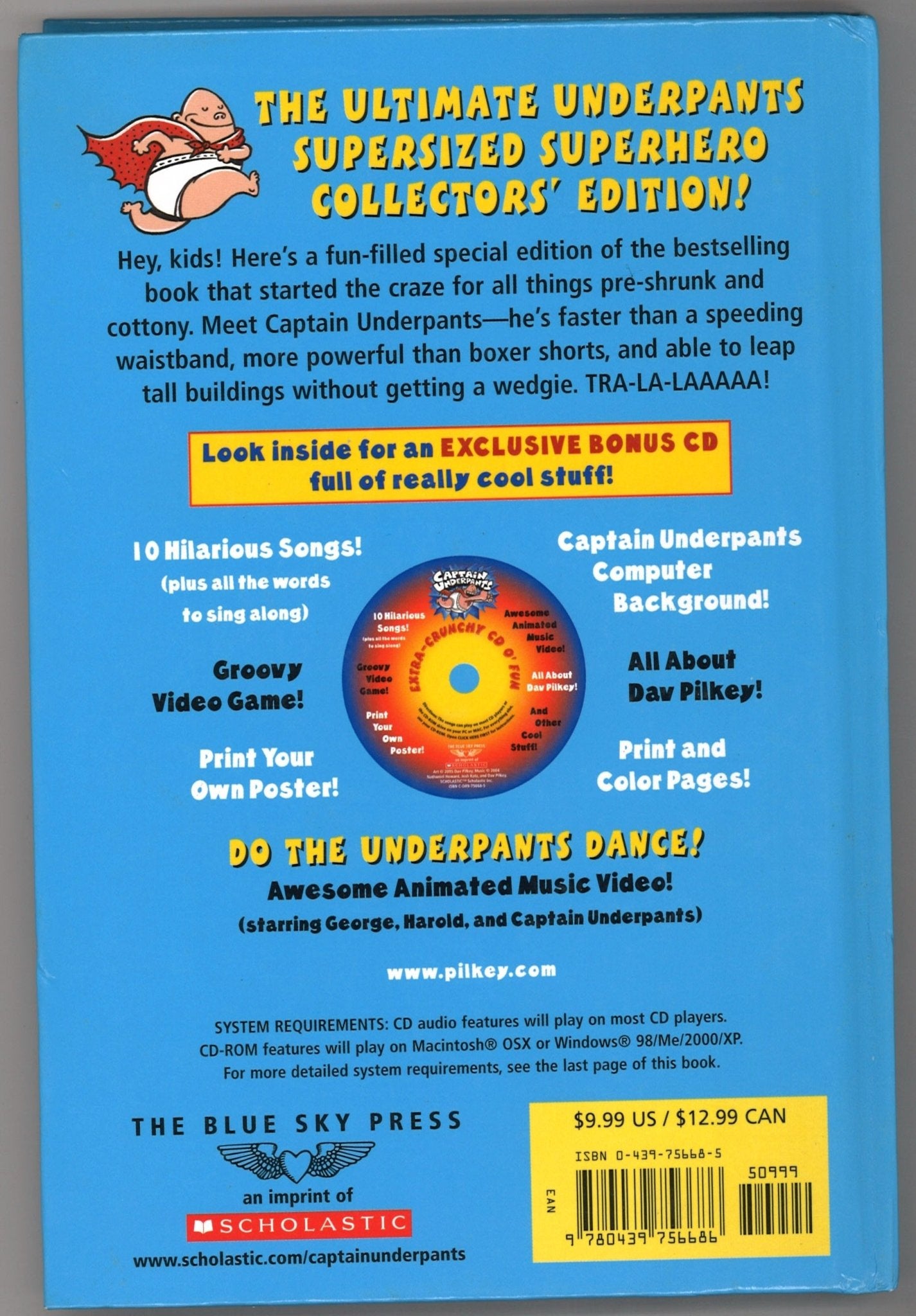 The Adventures of Captain Underpants (Collectors' Edition with Bonus CD Included) - The Bookstore