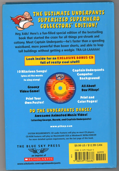 The Adventures of Captain Underpants (Collectors' Edition with Bonus CD Included) - The Bookstore