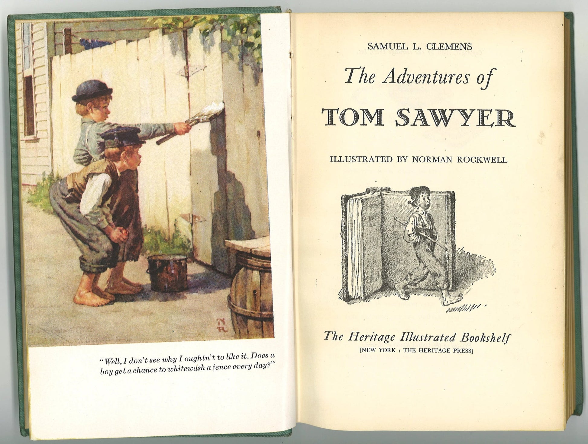 The Adventures of Tom Sawyer (Illustrated by Norman Rockwell) Samuel L. Clemens