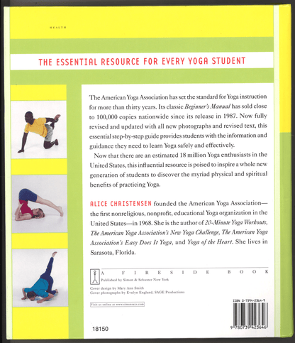 The American Yoga Association's Beginner's Manual - The Bookstore