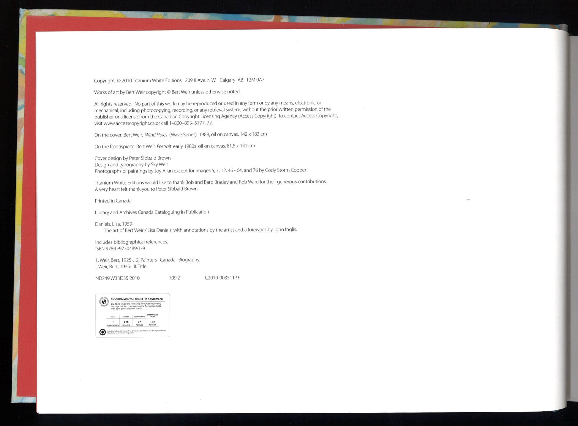 The Art of Bert Weir - The Bookstore