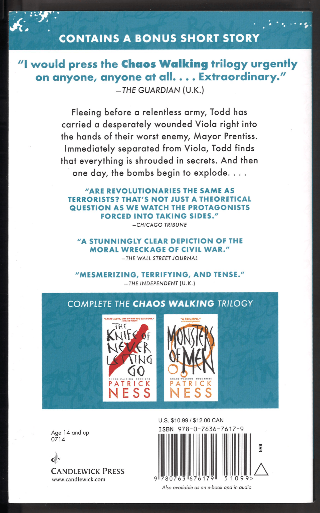 The Ask and the Answer: With Bonus Short Story (Chaos Walking) - The Bookstore