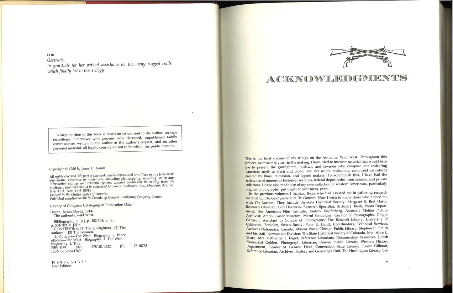 The Authentic Wild West: The Lawmen - The Bookstore