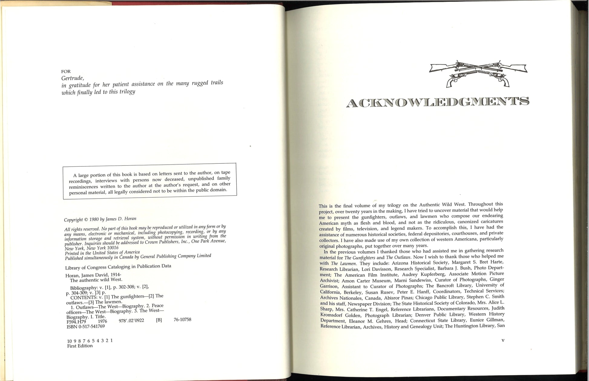 The Authentic Wild West: The Lawmen - The Bookstore