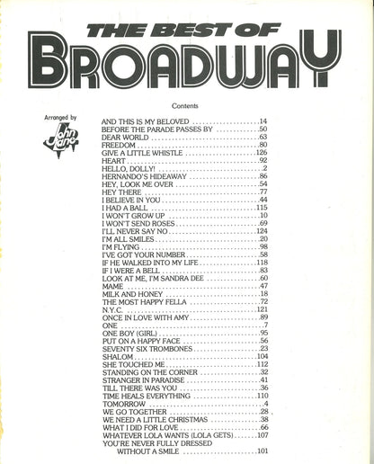 The Best of Broadway Easy Piano Songbook  MPL-1133 Easy Piano