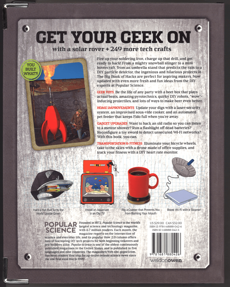 The Big Book of Hacks: 250 Amazing DIY Tech Projects - Popular Science - The Bookstore