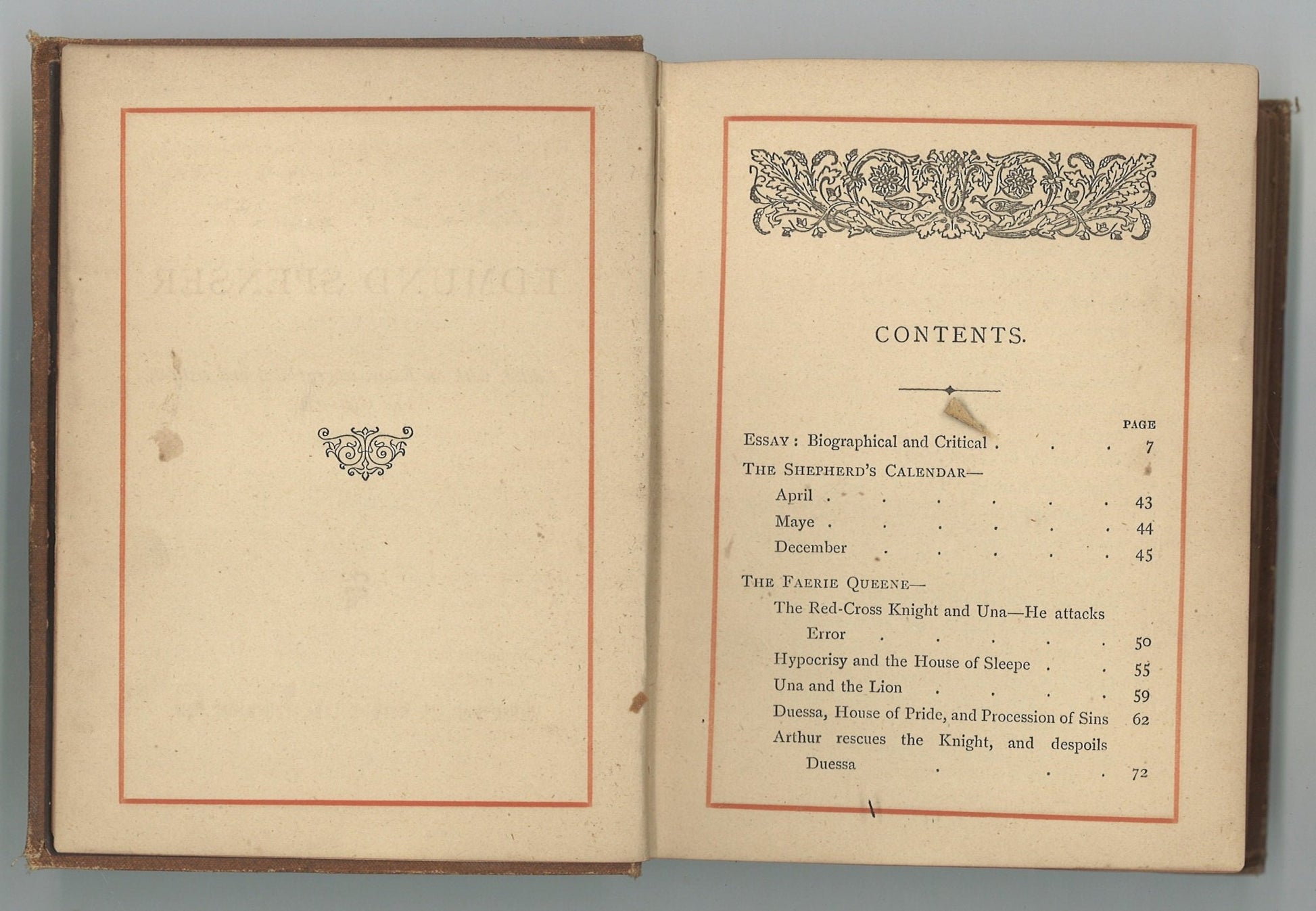 The Canterbury Poets - Spenser: The Poems of Edmund Spenser [Selected] - The Bookstore