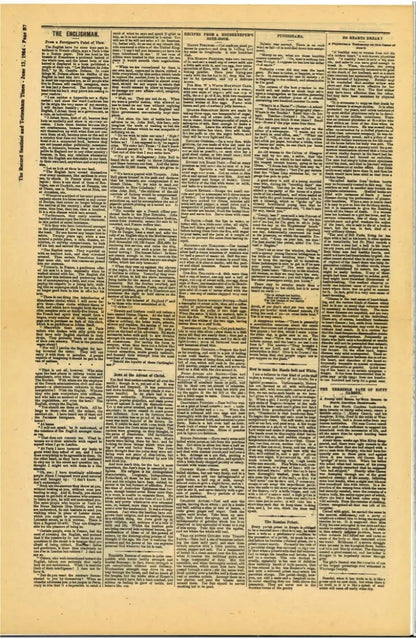 The Cardwell Sentinel — June 19, 1884 Facsimile Reproduction - The Bookstore