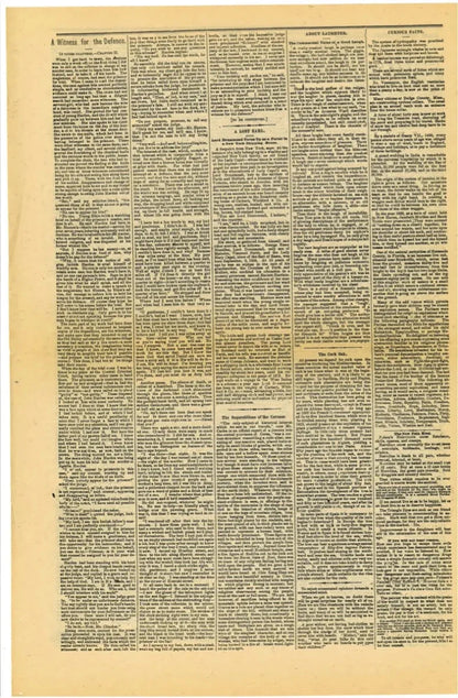 The Cardwell Sentinel — June 19, 1884 Facsimile Reproduction - The Bookstore