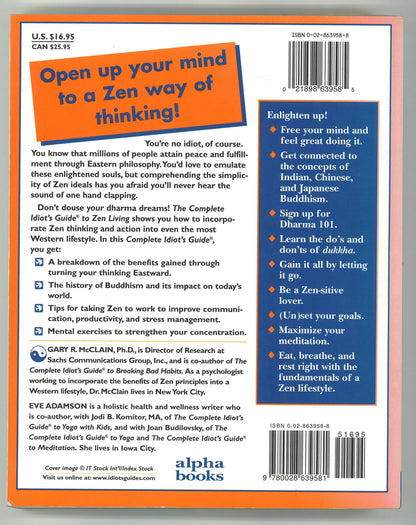 The Complete Idiot's Guide® to Zen Living - The Bookstore