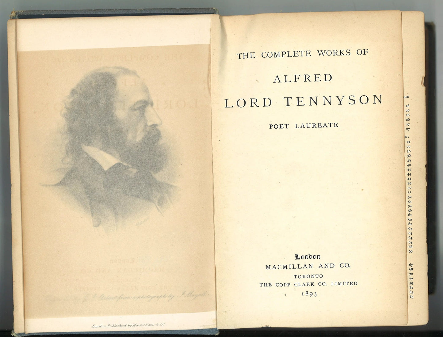 The Complete Works of Alfred Lord Tennyson Poet Laureate Alfred Lord Tennyson