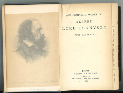 The Complete Works of Alfred Lord Tennyson Poet Laureate Alfred Lord Tennyson