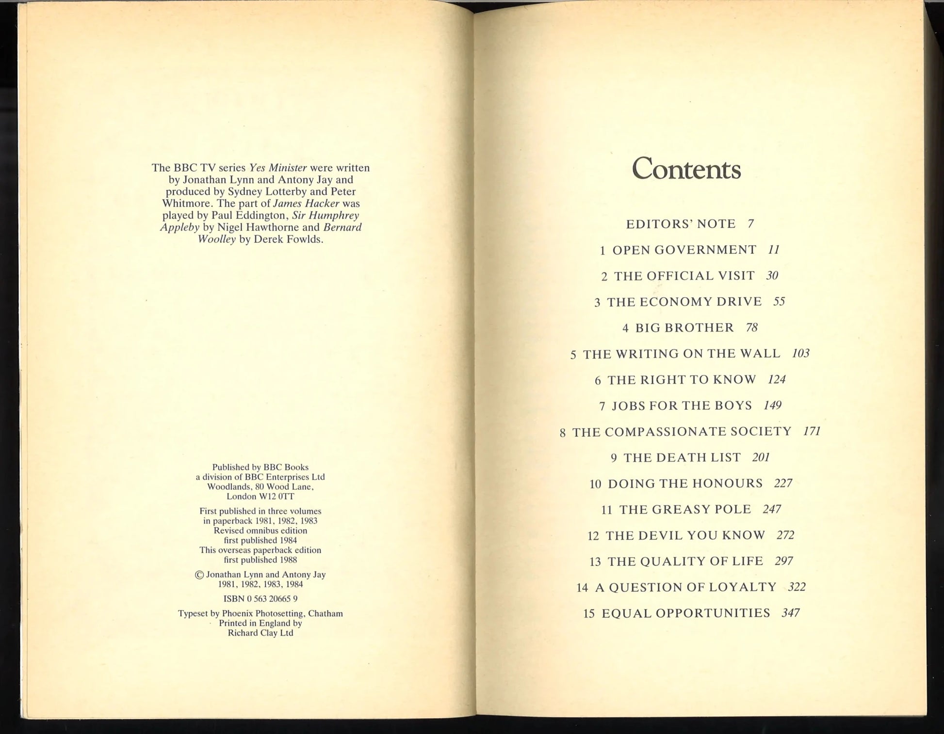 The Complete Yes Minister: The Diaries of A Cabinet Minister - The Bookstore