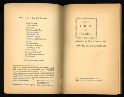 The Curse of Jezebel: Novel of a Biblical Queen - The Bookstore