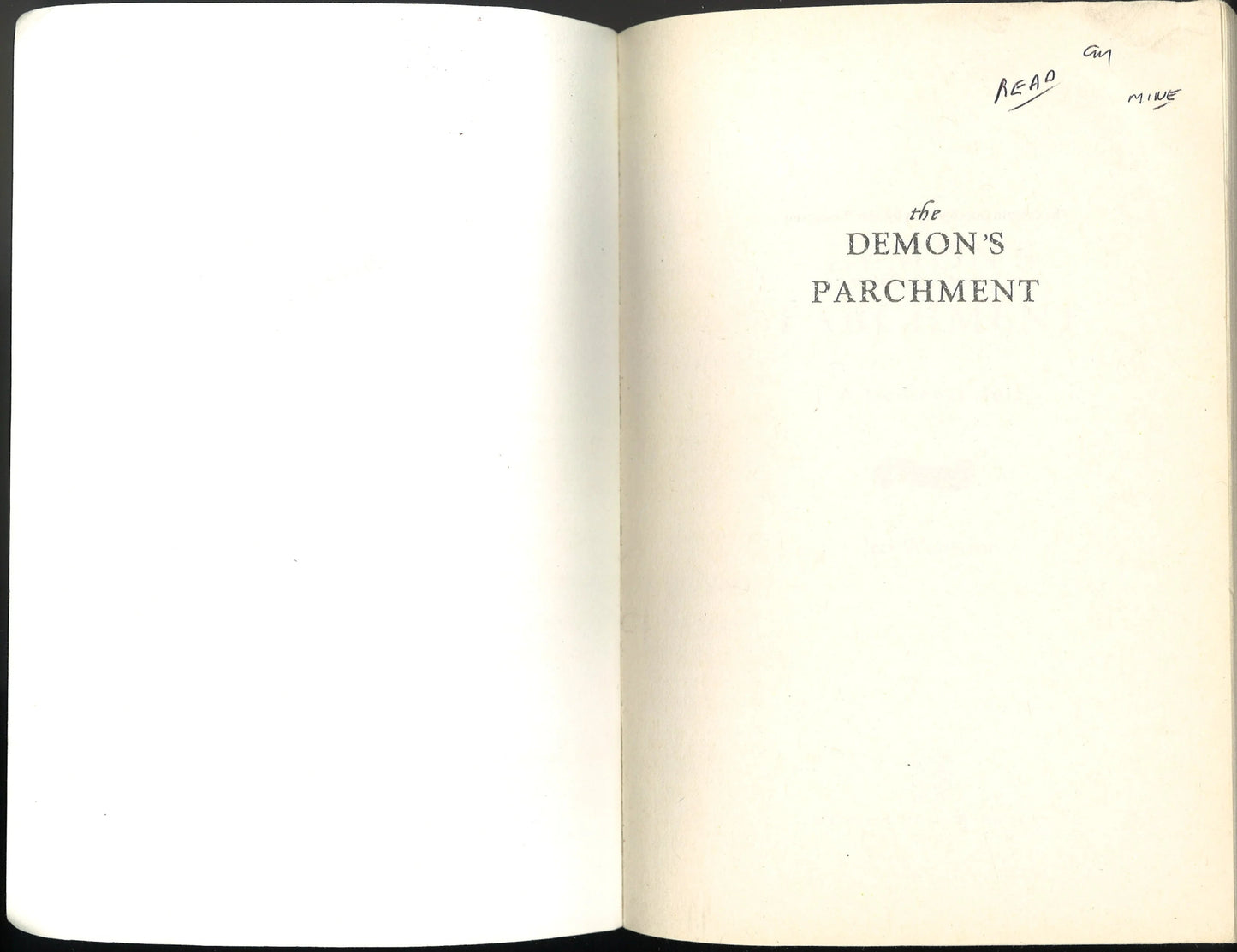 The Demon's Parchment - The Bookstore