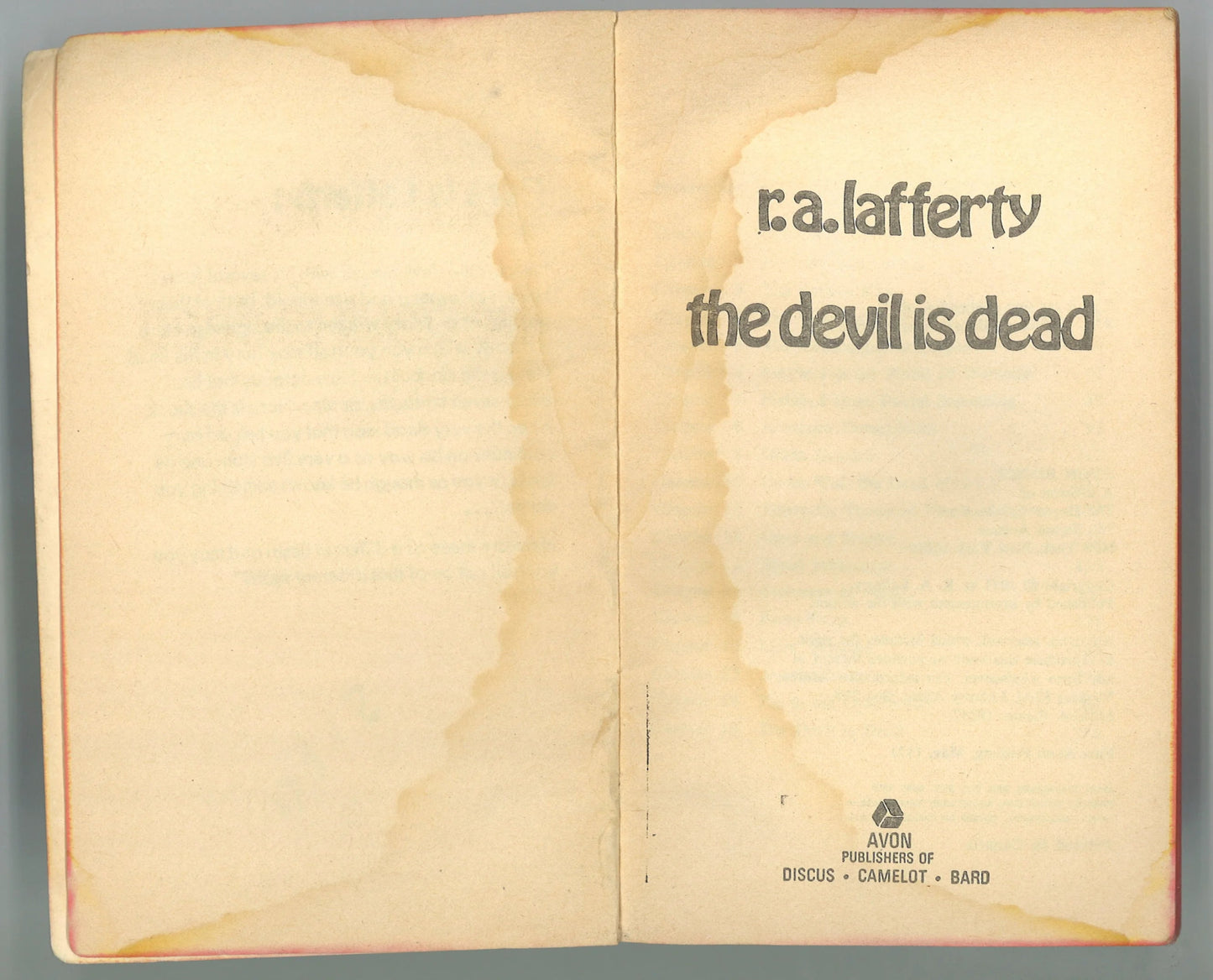 The Devil is Dead - The Bookstore
