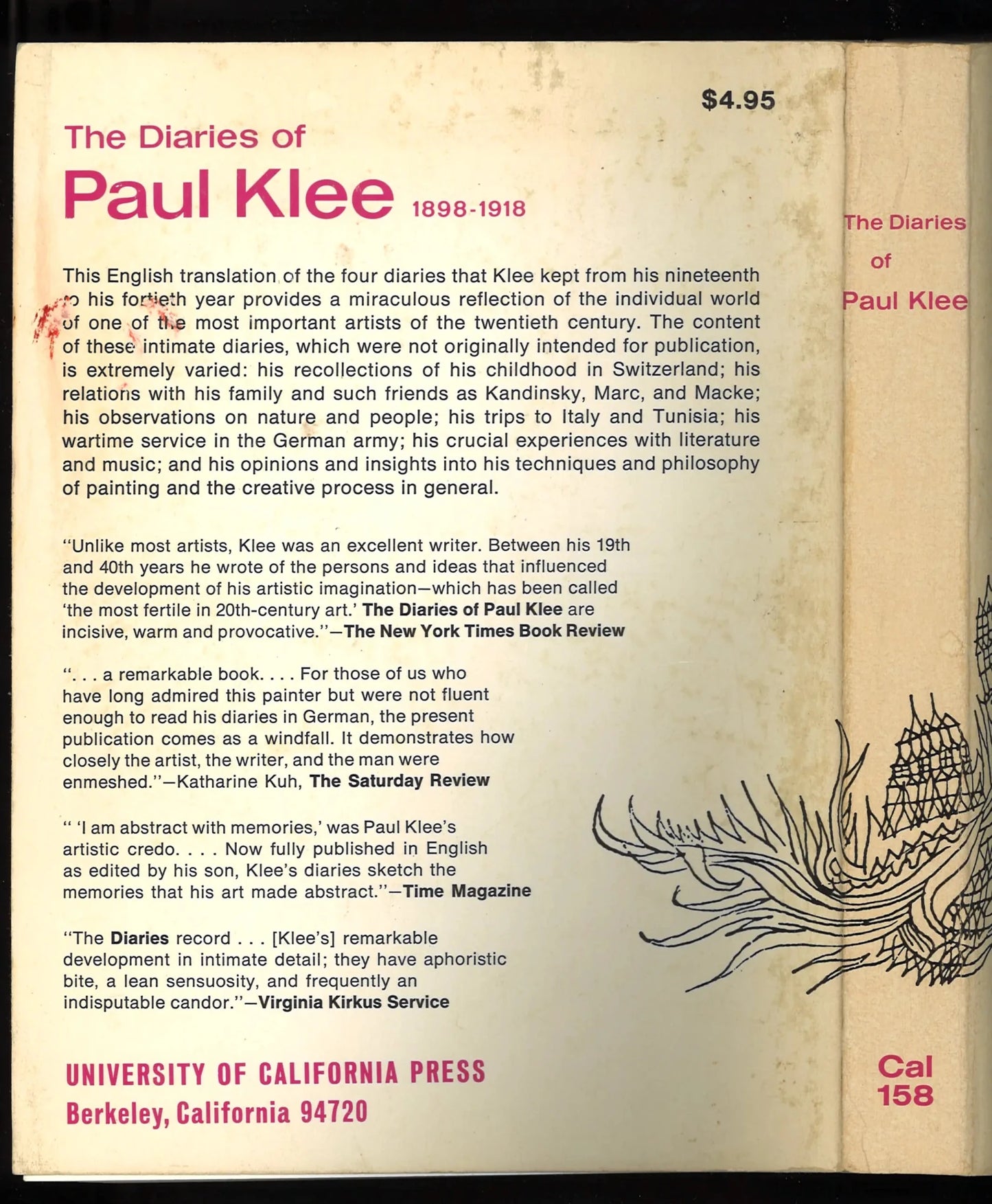The Diaries of Paul Klee 1898-1918 - The Bookstore