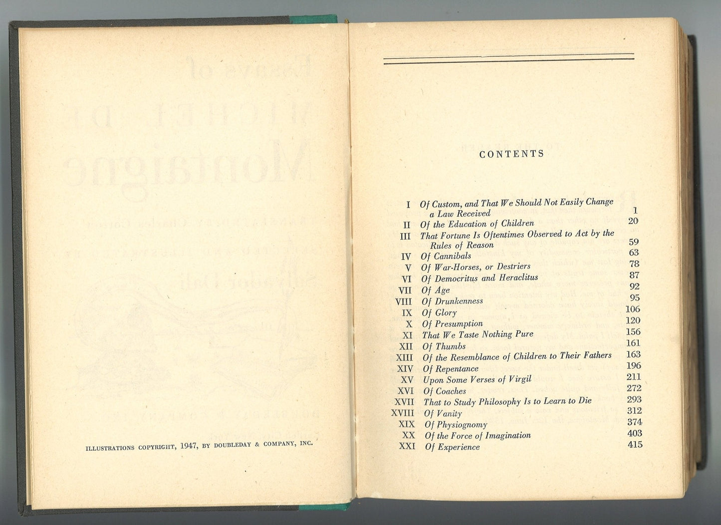The Essays of Michel De Montaigne (Illustrated by Salvador Dali) Michel de Montaigne