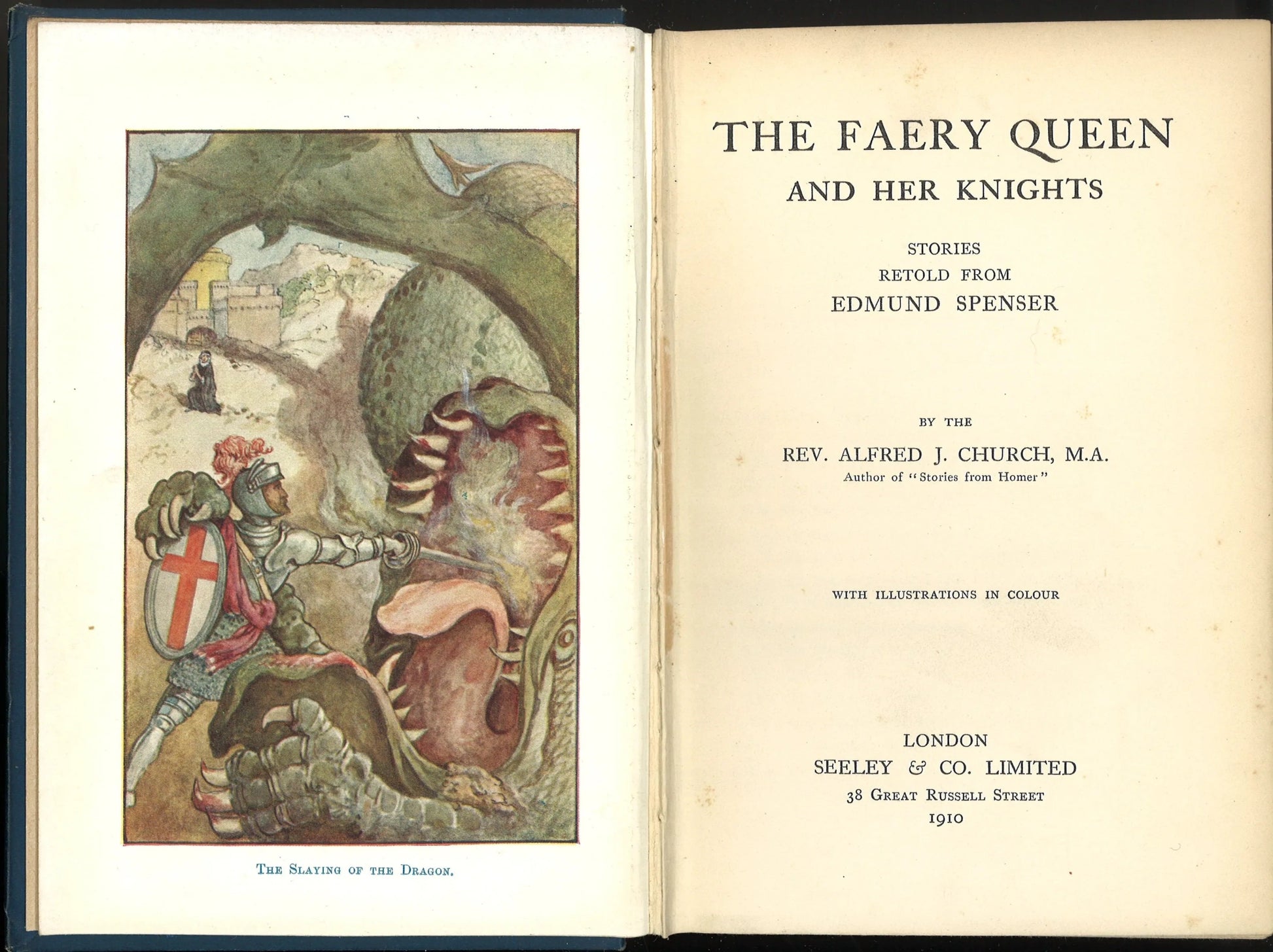 The Faery Queen and Her Knights, Rev. Alfred J. Church - The Bookstore