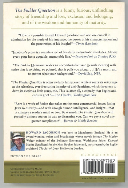 The Finkler Question - The Bookstore