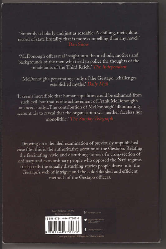 The Gestapo: The Myth and Reality of Hitler's Secret Police - The Bookstore
