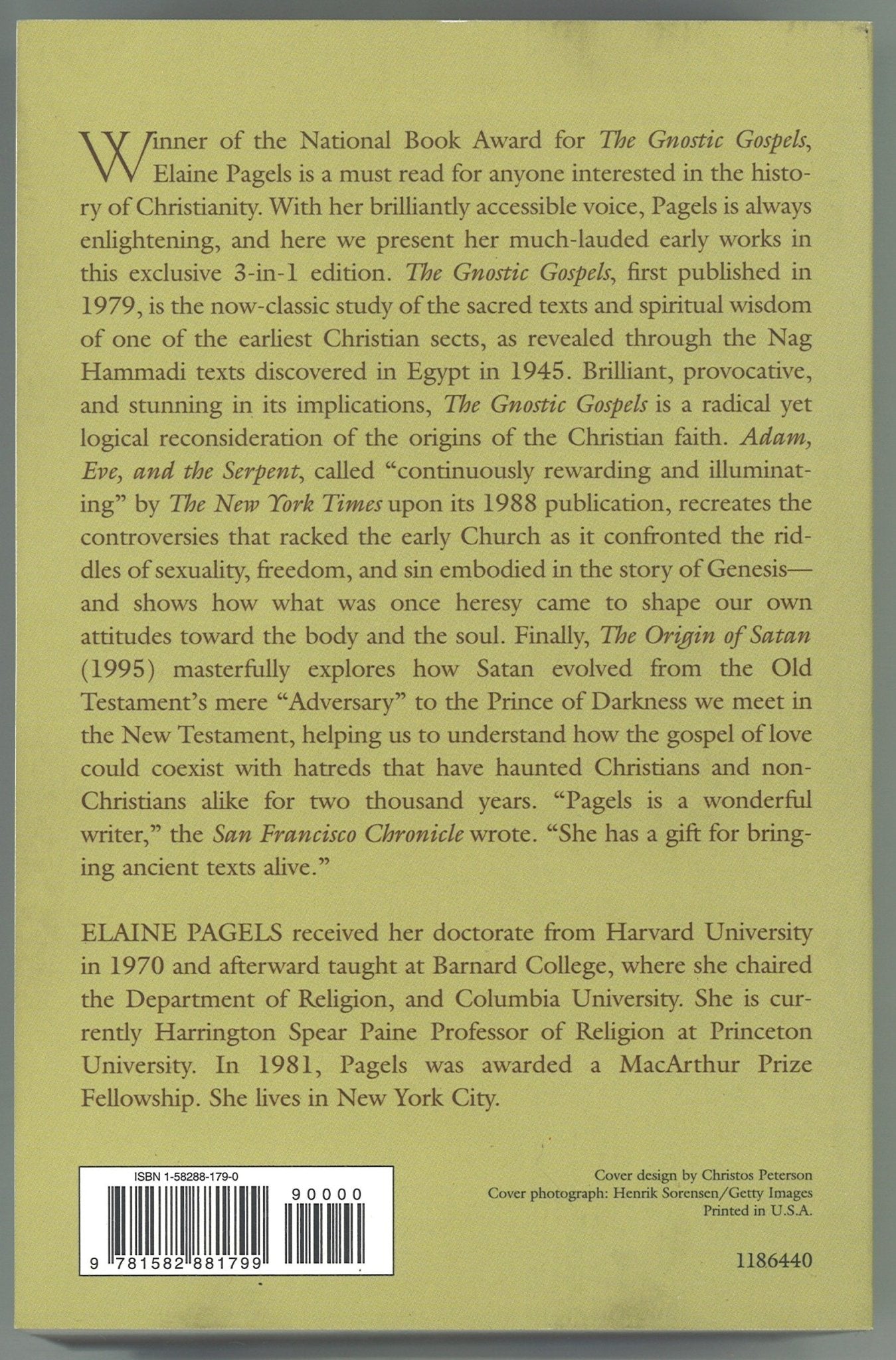 The Gnostic Gospels / Adam, Eve, and the Serpent / The Origins of Satan - The Bookstore